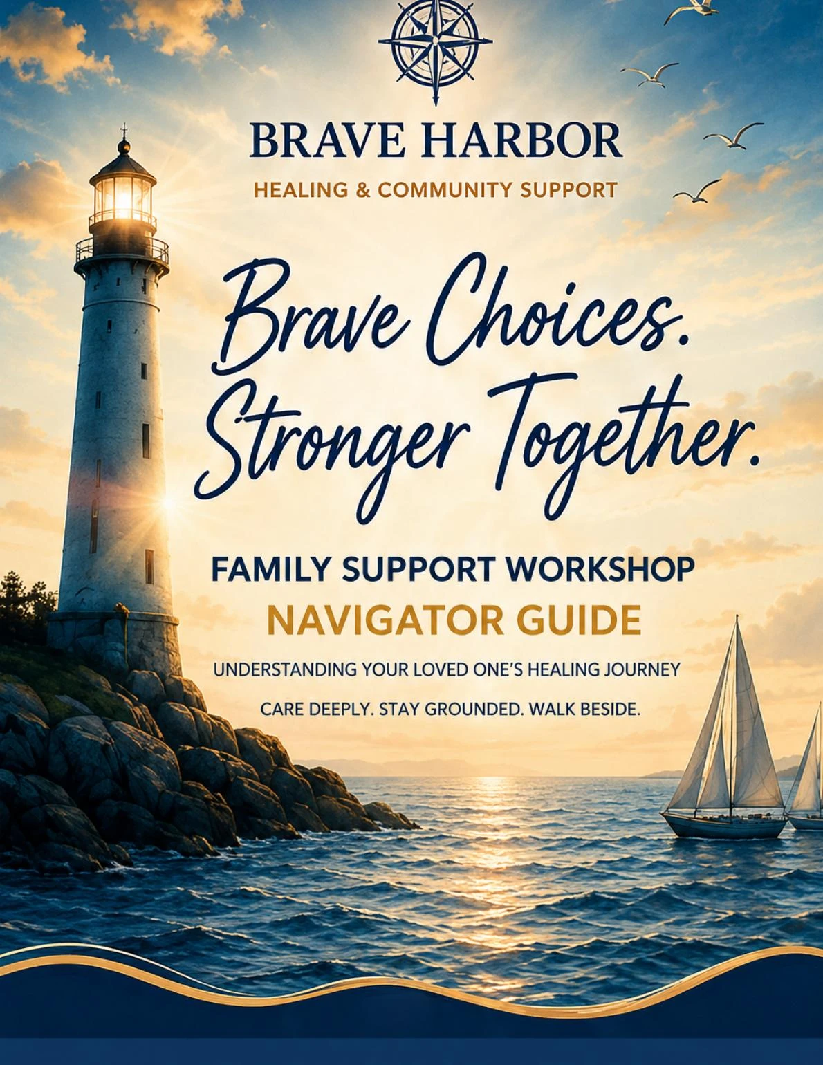 Brave Harbor Family Support Workshop Navigator Guide cover